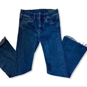 ALL SAINTS Heidi Raw Hem Gray Women's Bootcut Jeans 27